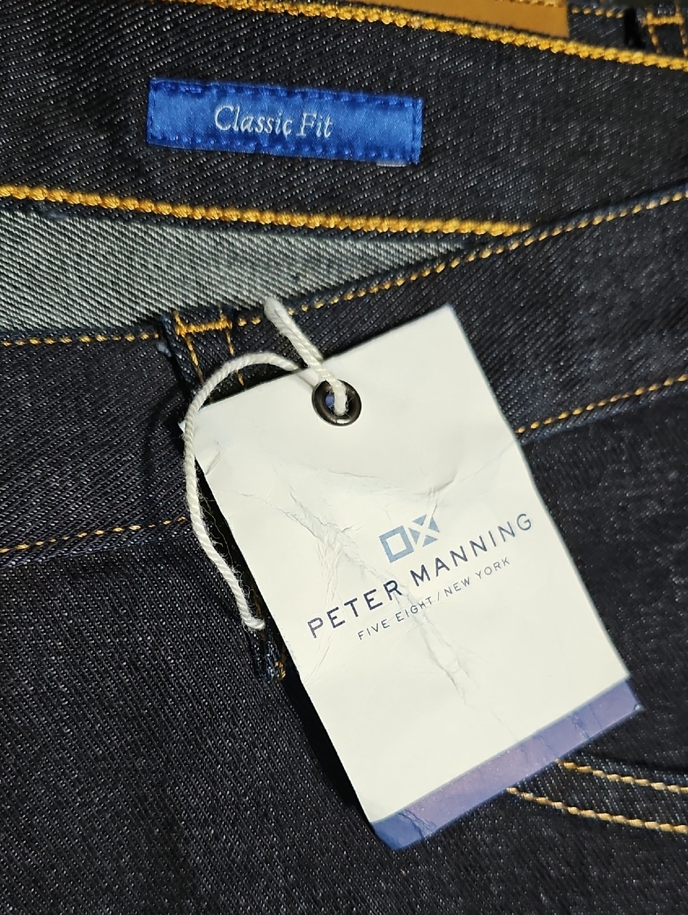 Peter Manning New York Classic Fit Jeans Size 38 Nwt — image 5 of 7